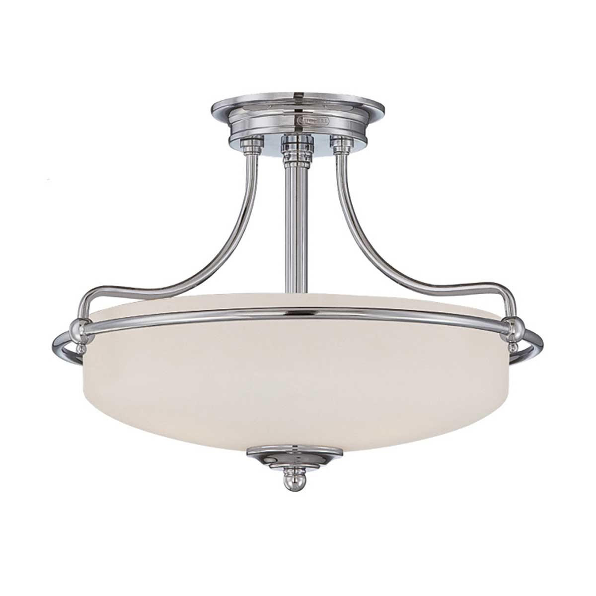 Elstead Lighting Deckenleuchte Griffin Chrom 30.1 cm
