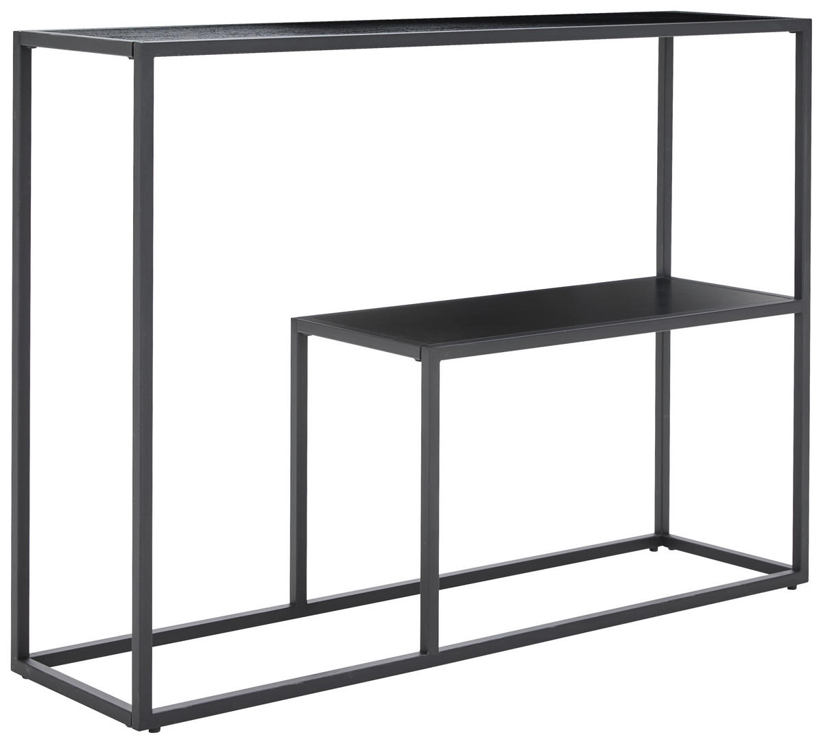 KONZOLOVÝ STOLEK, černá, 110/30/80 cm - černá, Design, kov/kompozitní dřevo (110/30/80cm) - MID.YOU