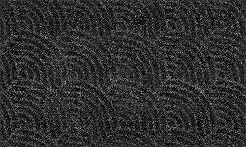 FUßMATTE  45/75 cm  Dunkelgrau  - Dunkelgrau, KONVENTIONELL, Kunststoff/Textil (45/75cm) - wash+dry