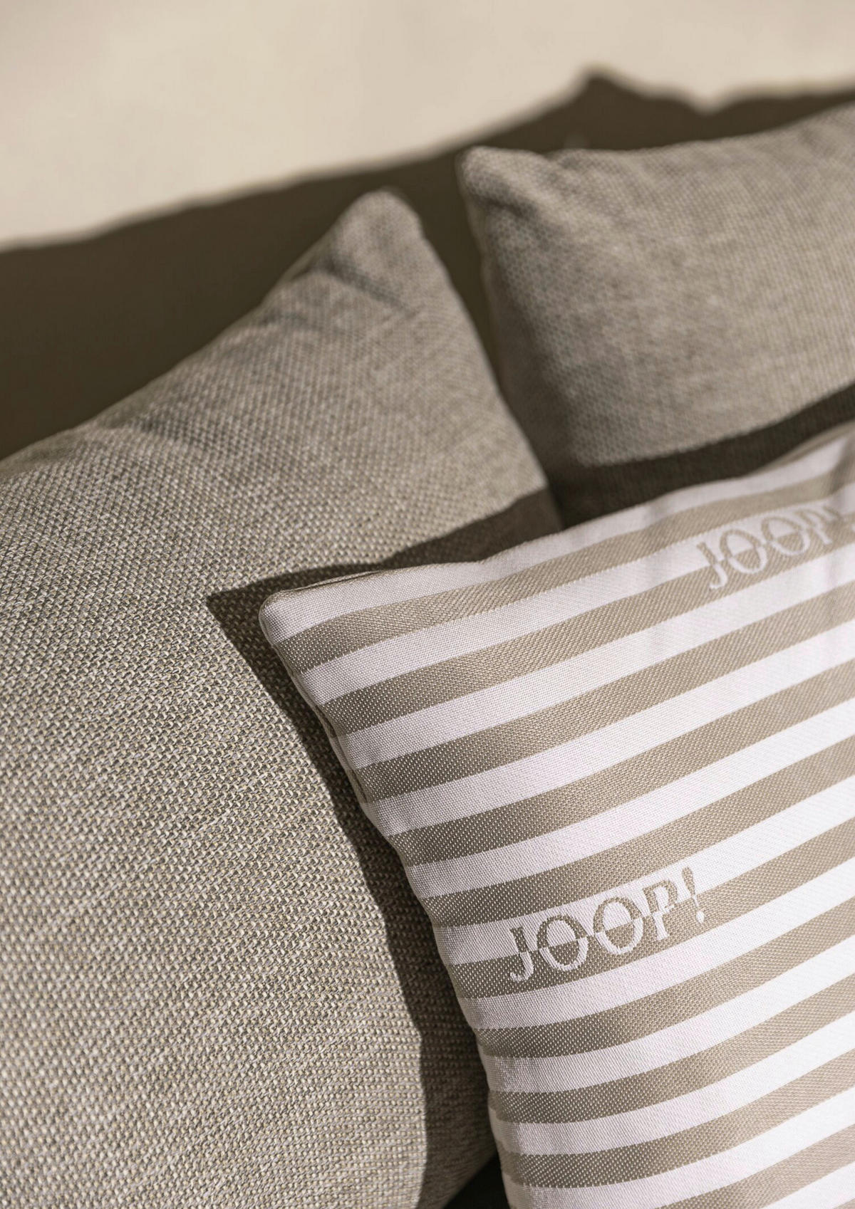 GARTEN-CHAISELONGUE Taupe, Olivgrün Aluminium  - Taupe/Olivgrün, Basics, Textil/Metall (119/72/154cm) - Joop!