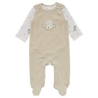 BABYBEKLEIDUNGSSET Diego& Molly 2-teilig  - Weiß/Grau, Basics, Textil (62/68null) - Patinio