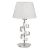 TISCHLEUCHTE 25/25/46 cm   - Chromfarben, KONVENTIONELL, Kunststoff/Metall (25/25/46cm)