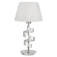 TISCHLEUCHTE 25/25/46 cm   - Chromfarben, KONVENTIONELL, Kunststoff/Metall (25/25/46cm)