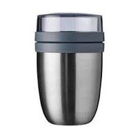 TERMONÁDOBA NA JEDLO  0,5 + 0,2 l - farba ušľachtilej ocele, Basics, kov/plast (10,7/16,9cm) - Mepal