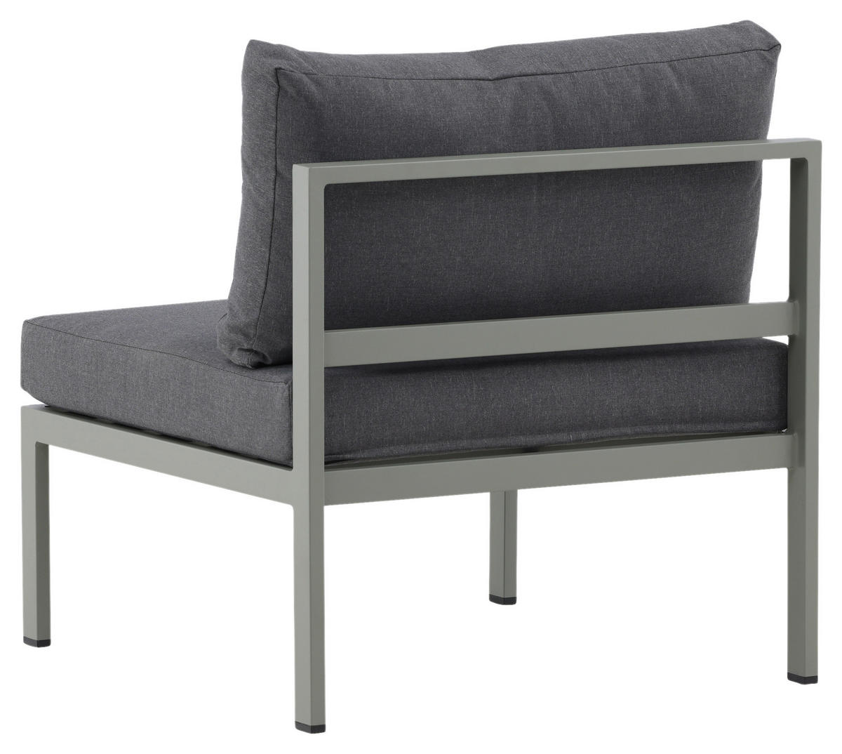 LOUNGESESSEL  - Pastellgrün/Grau, KONVENTIONELL, Metall (70/65/74cm) - Gardenson
