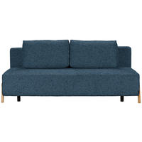 SCHLAFSOFA Struktur Blau  - Blau/Naturfarben, Design, Holz/Textil (211/88/102cm) - Niels Andersson