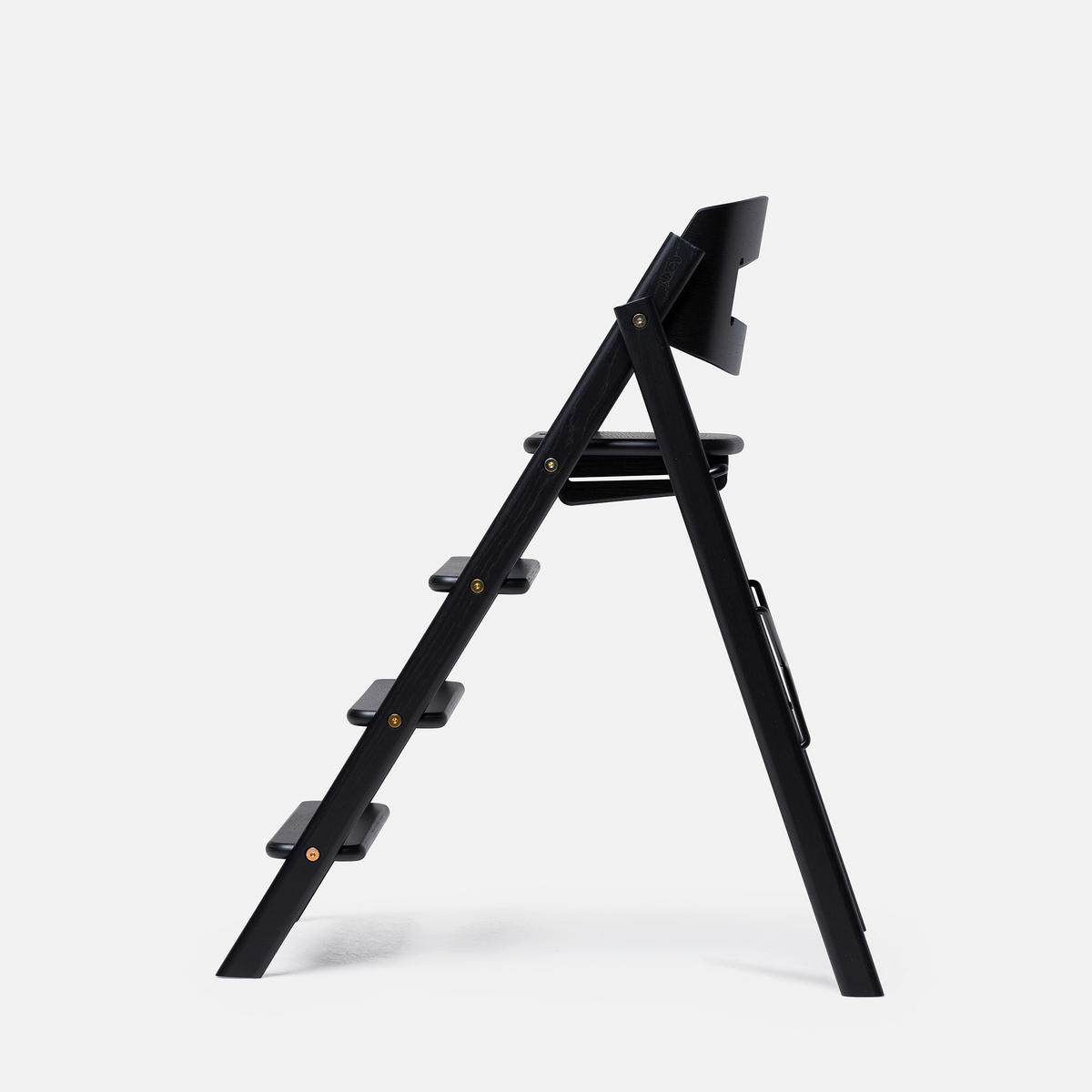 STOLČEK ZA HRANJENJE  KAOS Klapp High Chair    45,5/60/81 cm       črna  - črna, Basics, les (45,5/60/81cm)