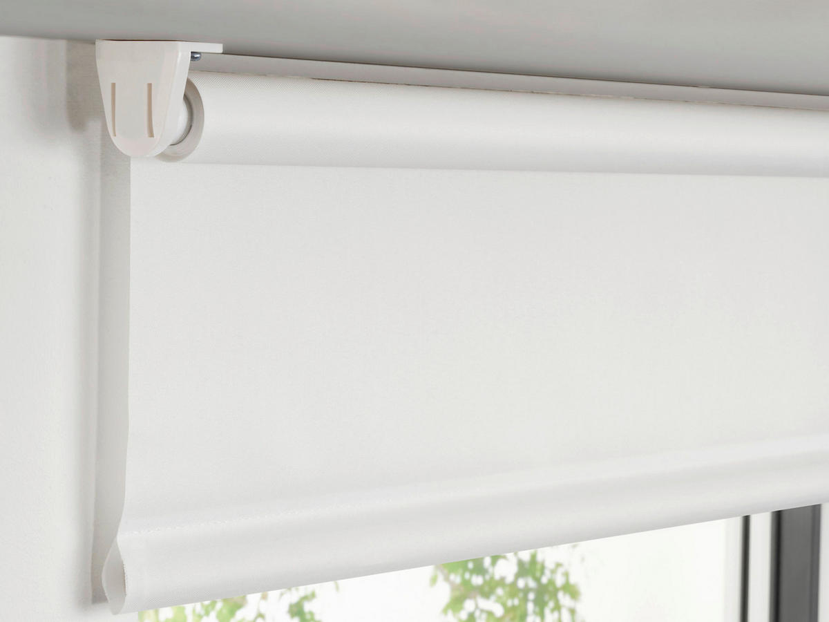 ROLETA, polopriehľadné, 75/160 cm - biela, Design, textil/plast (75/160cm) - Boxxx