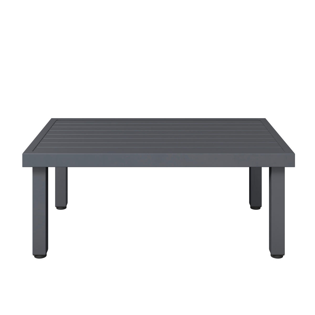 LOUNGEGARNITUR 3-teilig   117/66/62 cm Eisen  - Dunkelgrau, MODERN, Textil/Metall (117/66/62cm) - Ambia Garden