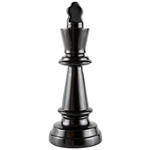 SCHACHFIGUR - Schwarz Hochglanz, LIFESTYLE, Kunststoff (11/27,5cm) - Ambia Home