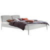 BETT 140/200 cm  in Weiß, Hellgrau  - Hellgrau/Weiß, KONVENTIONELL (140/200cm) - Hasena