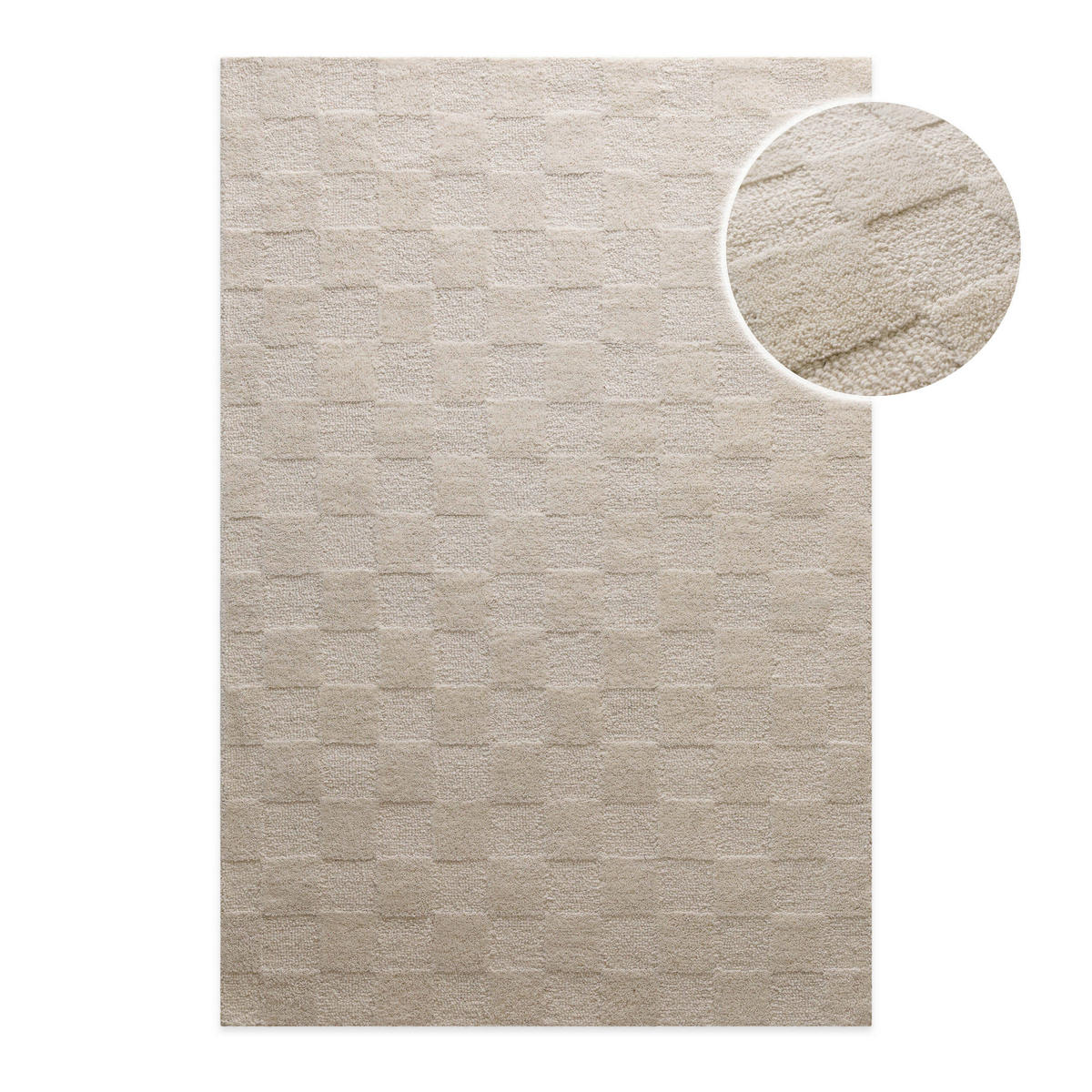 WEBTEPPICH Wohnzimmer 160/230 cm ESP-40540 Creme rechteckig  - Creme, Design, Textil (160/230cm) - Esprit