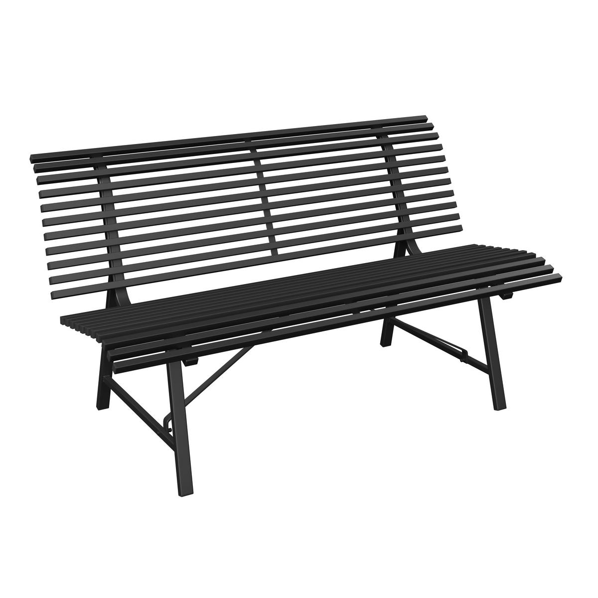 KERTI PAD antracit  - antracit, Basics, fém (150/81/70cm) - Ambia Garden