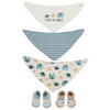 BABYBEKLEIDUNGSSET 5-teilig  - Hellbraun/Weiß, Basics, Textil (uninull) - My Baby Lou