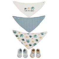 BABYBEKLEIDUNGSSET 5-teilig  - Hellbraun/Weiß, Basics, Textil (uninull) - My Baby Lou