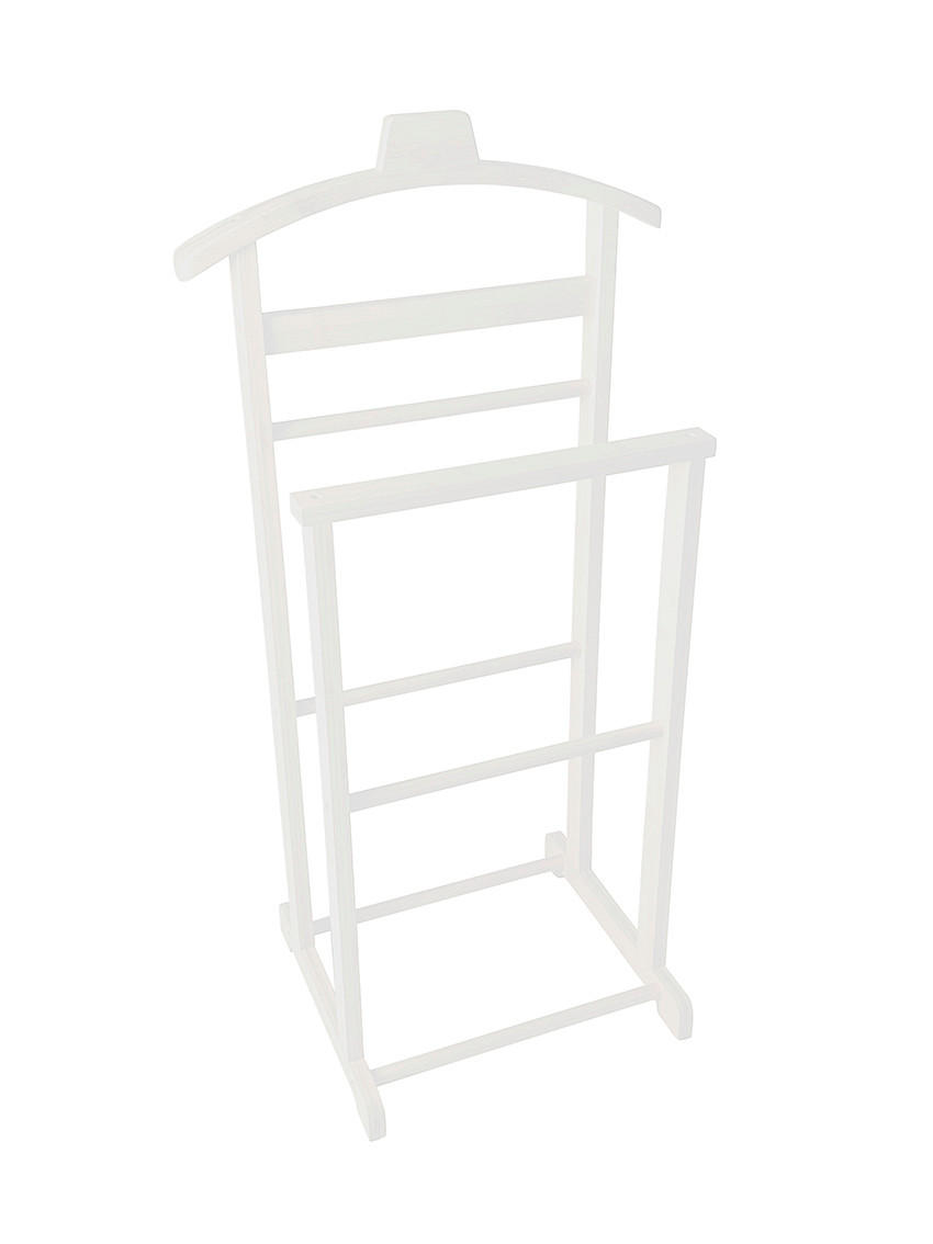 HERRENDIENER in Creme 48/97/36 cm   - Creme, Basics, Holz (48/97/36cm)