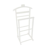 HERRENDIENER in Creme 48/97/36 cm   - Creme, Basics, Holz (48/97/36cm)