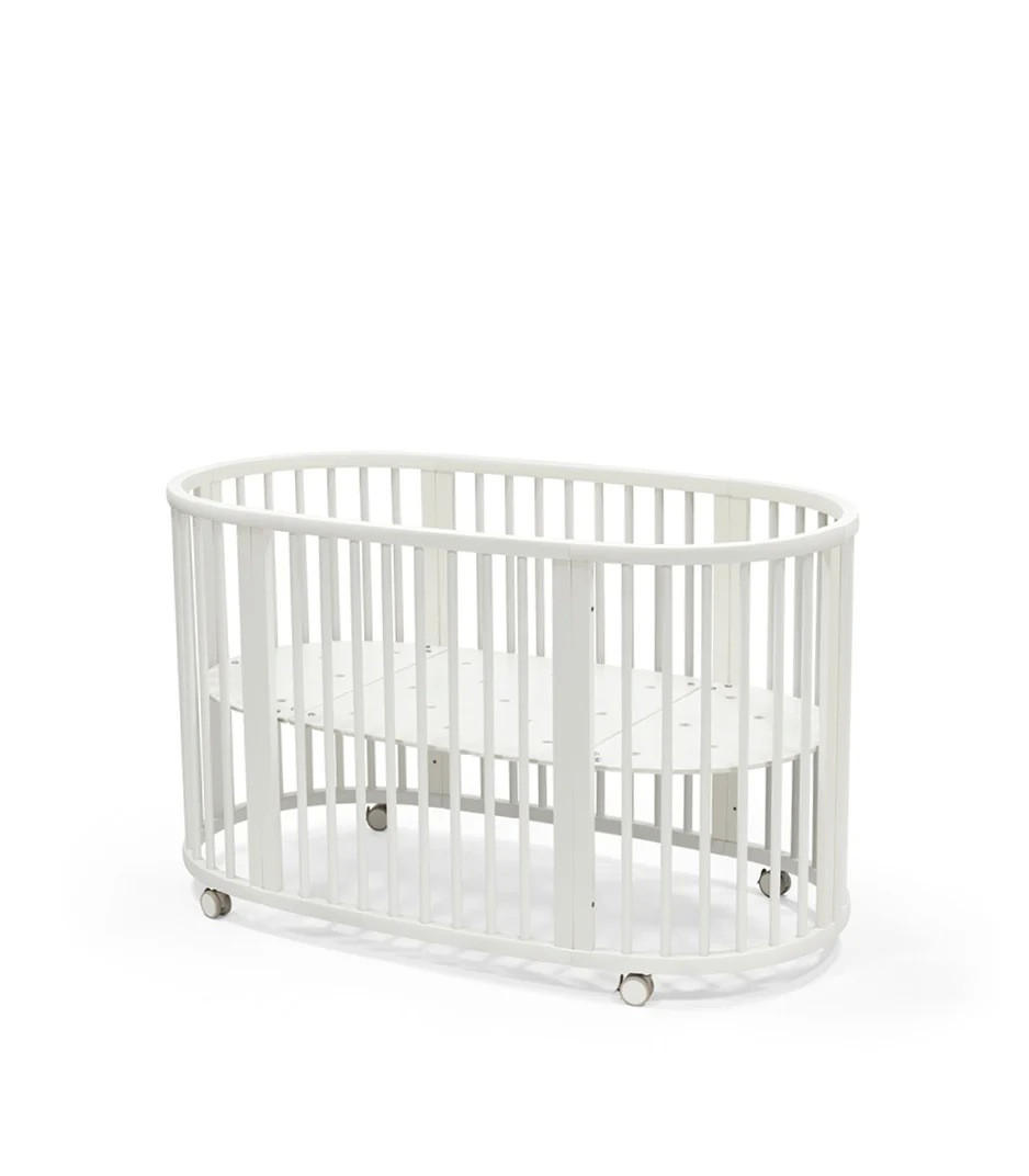 GITTERBETT Sleepi V3  141/74/78 cm   - Weiß, Basics, Holz (141/74/78cm) - Stokke