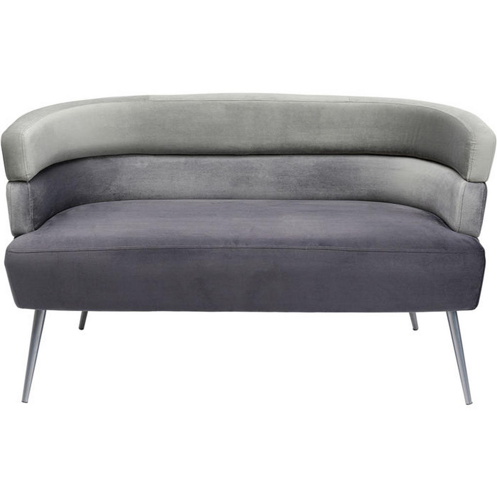Thumbnail - Kare-Design 2-Sitzer-Sofa, Grau, Hellgrau, Textil, 125x64x64 cm, Wohnzimmer, Sofas & Couches, Sofas, 2-Sitzer Sofas