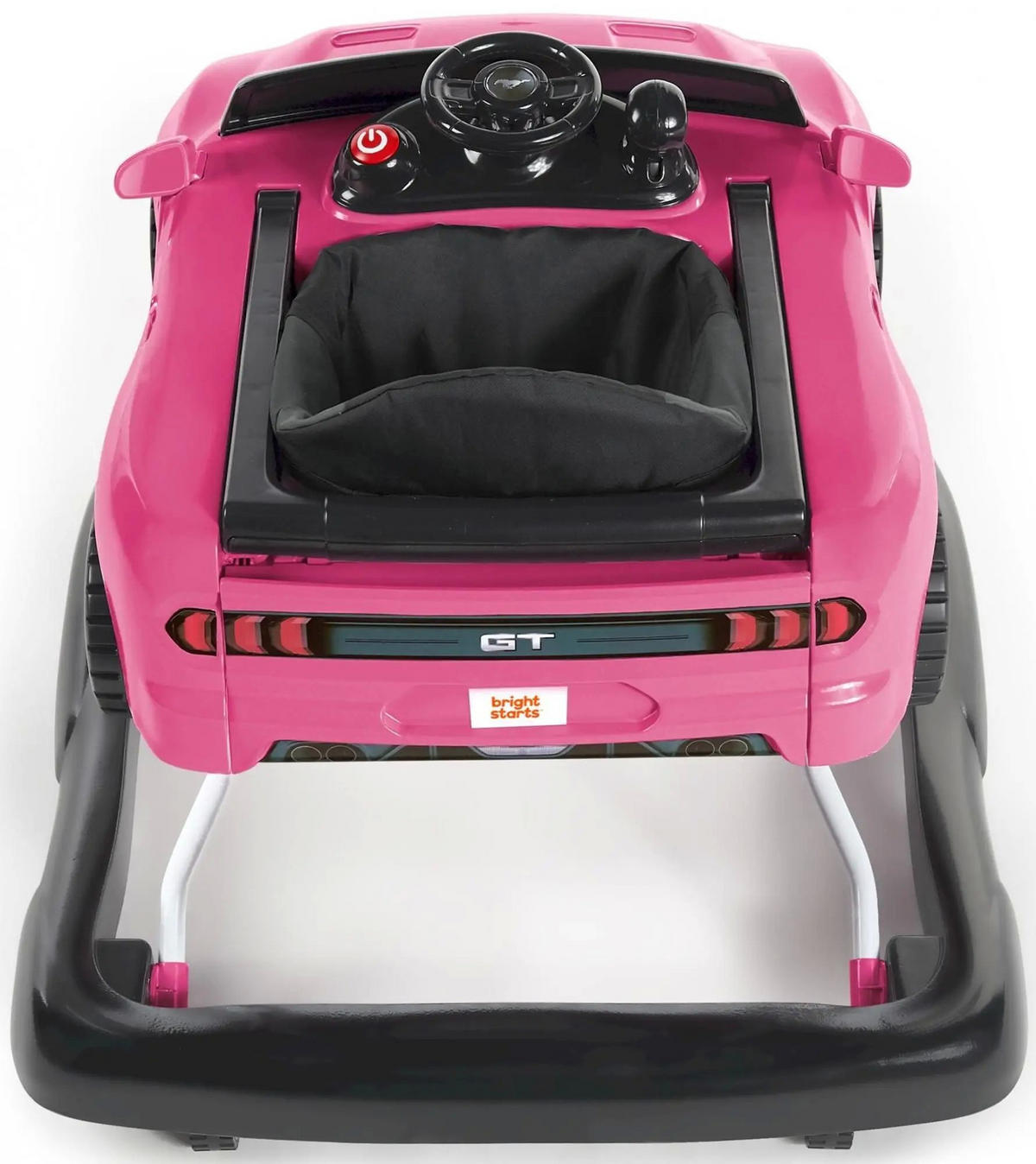 LAUFLERNWAGEN - Pink/Schwarz, Basics, Kunststoff/Textil (72,4/63,5/50cm)