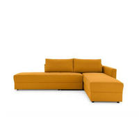 ECKSOFA LOOKS III Gelb Webstoff  - Gelb/Schwarz, Design, Kunststoff/Textil (229/287cm) - LOOKS by W.Joop