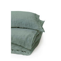 BETTWÄSCHE 135/200 cm  - Salbeigrün, Basics, Textil (135/200cm)
