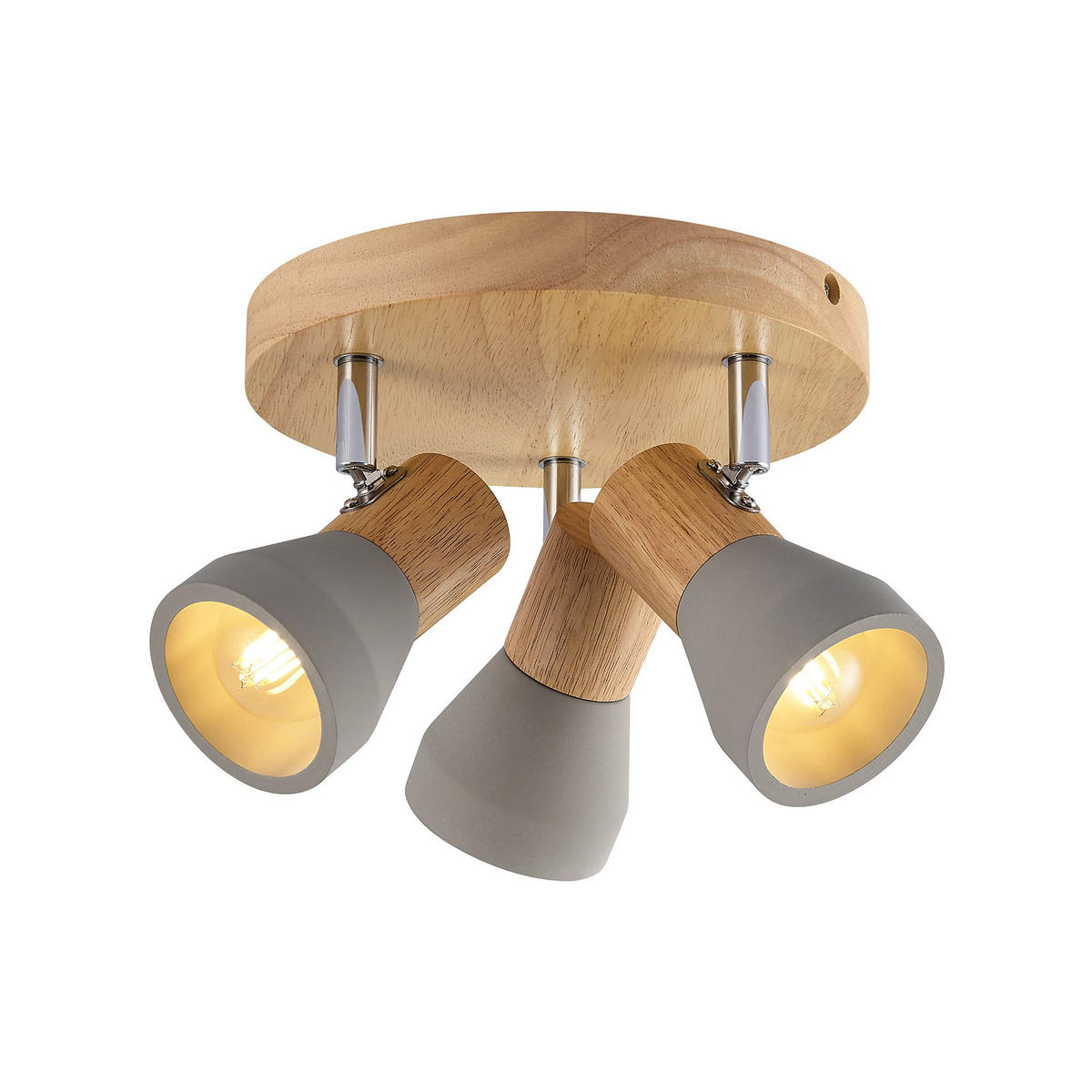 STRAHLER Alina 27/17 cm  - Eschefarben/Grau, Natur, Holz/Stein (27/17cm) - Novel