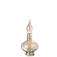 DEKOVASE  - Beige, Basics, Glas (17,5/17,5/38cm) - Stanley Rogers