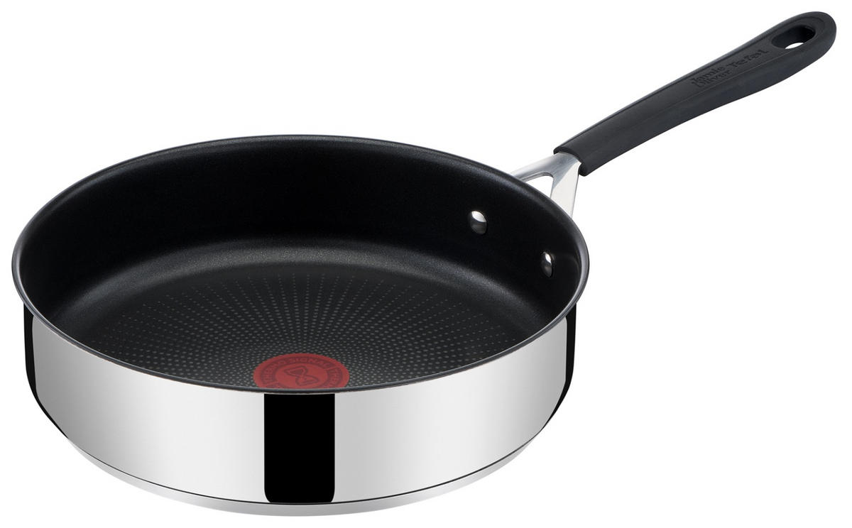 STEKPANNA   25 cm  - stålfärgad/transparent, Design, metall/glas (25cm) - Tefal