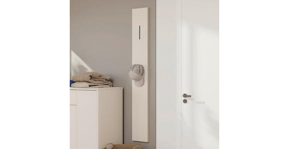 GARDEROBENPANEEL  in 25/174/2,2 cm  - Sandfarben/Grau, MODERN, Holzwerkstoff/Metall (25/174/2,2cm) - Carryhome
