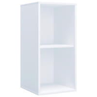 AKTENREGAL 35/74/37 cm  - Weiss/Buchefarben, Modern, Holzwerkstoff (35/74/37cm) - MID.YOU