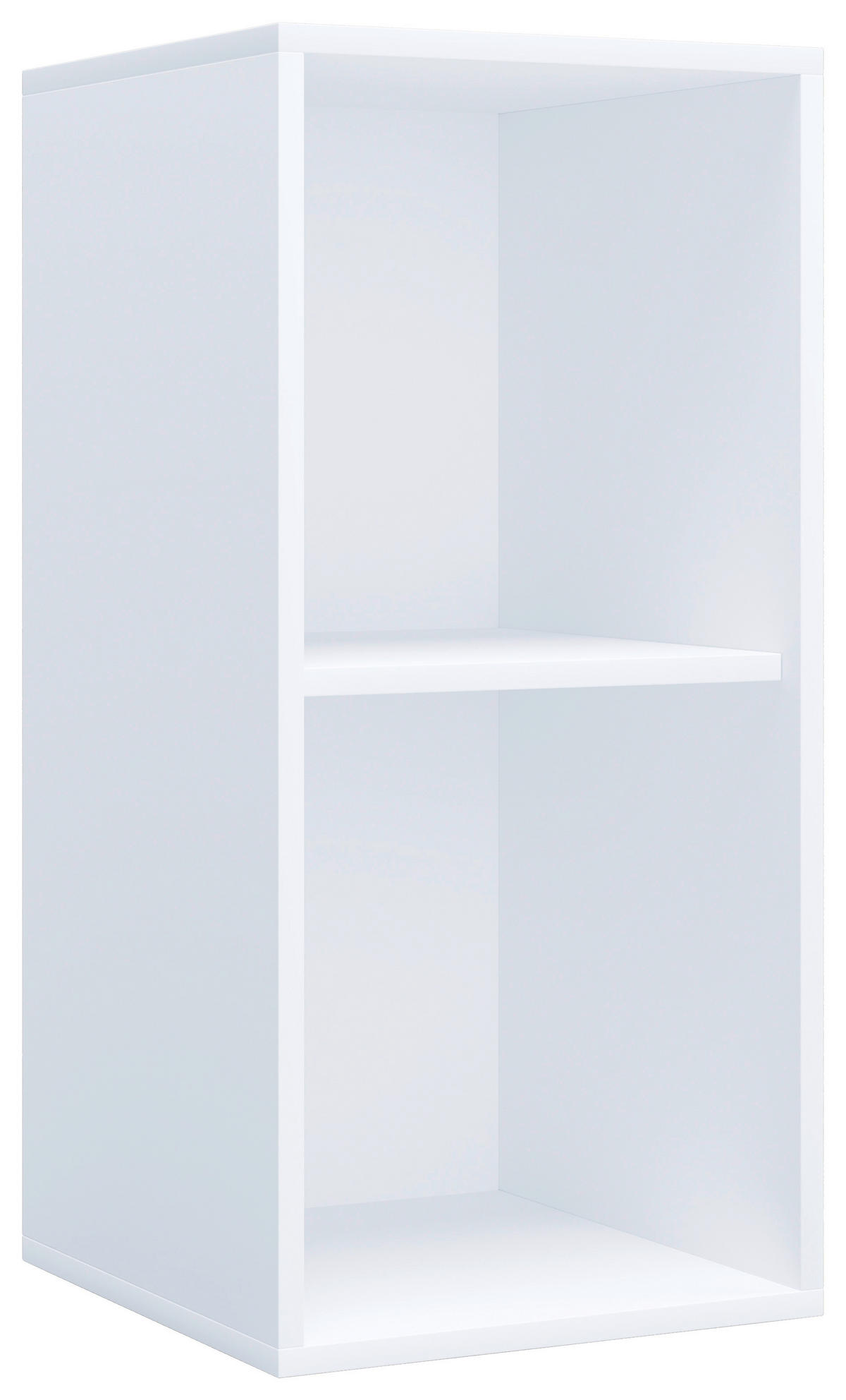 AKTENREGAL 35/74/37 cm  - Weiss/Buchefarben, Modern, Holzwerkstoff (35/74/37cm) - MID.YOU