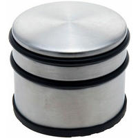 DÖRRSTOPP - silver/svart, Basics, metall/plast (9/9/7,5cm) - Justinus