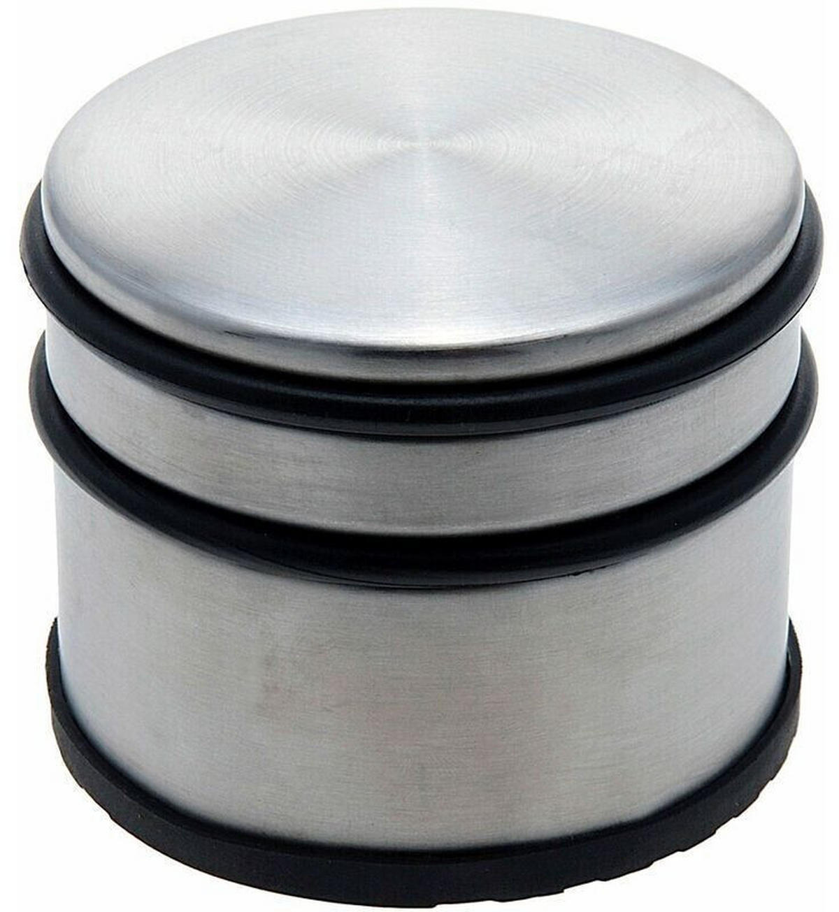 DÖRRSTOPP - silver/svart, Basics, metall/plast (9/9/7,5cm) - Justinus