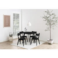 ESSTISCH Holz 105/105/76 cm  - Schwarz, Modern, Holz (105/105/76cm) - MID.YOU