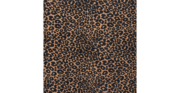 ARMLEHNSTUHL  Sitzfläche 360° drehbar Webstoff  - Hellbraun/Schwarz, Design, Textil/Metall (64/84/65cm) - Novel