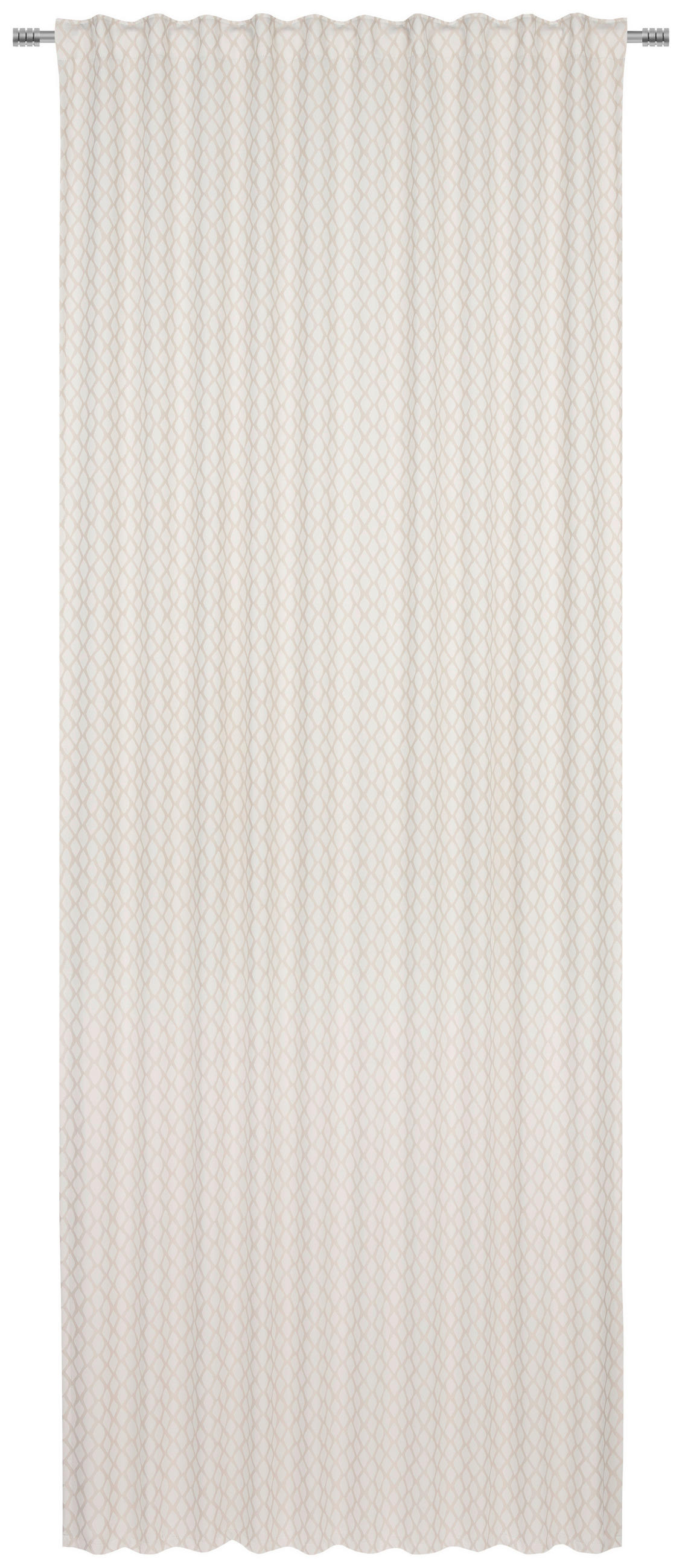 KÉSZFÜGGÖNY részben fényzáró  - bézs, Konventionell, textil (140/260cm) - Dieter Knoll