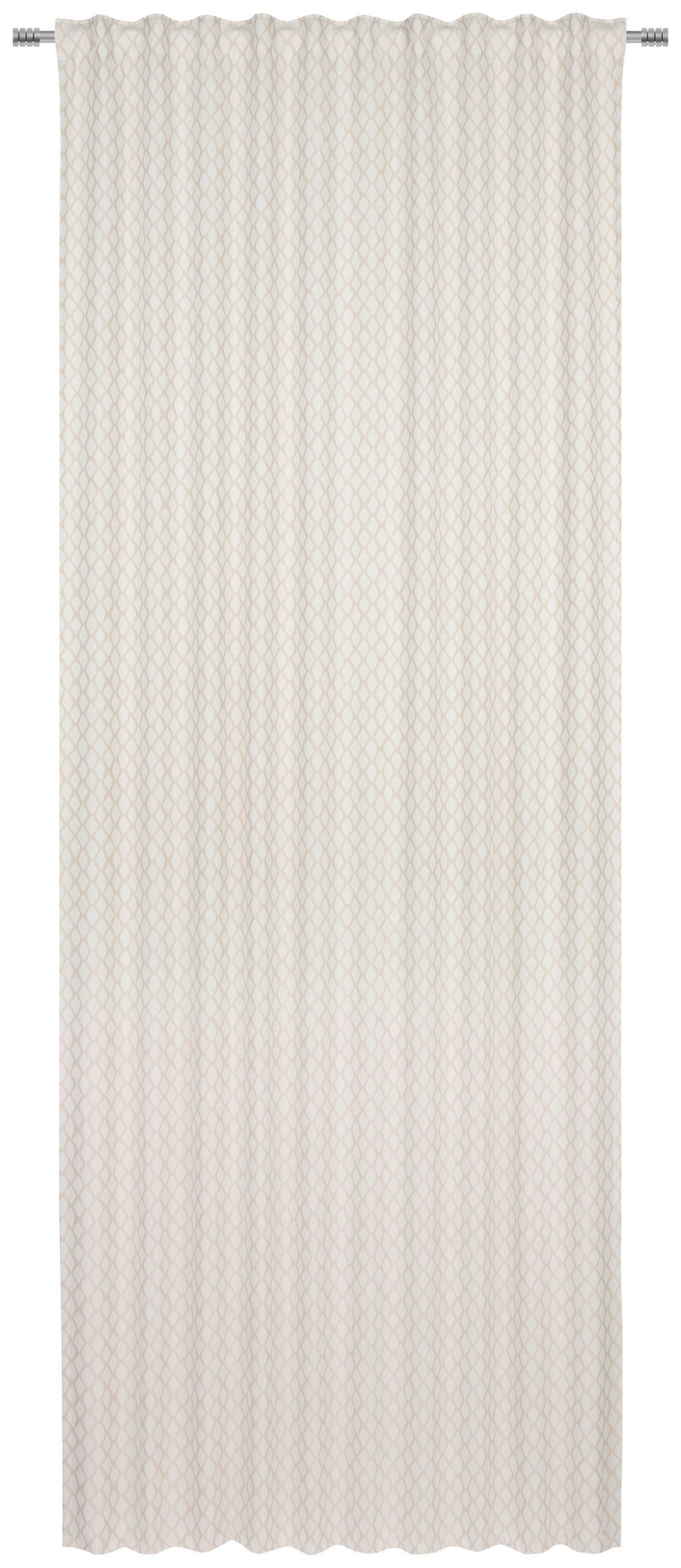 GARDINLÄNGD ej transparent  - beige, Klassisk, textil (140/260cm) - Dieter Knoll