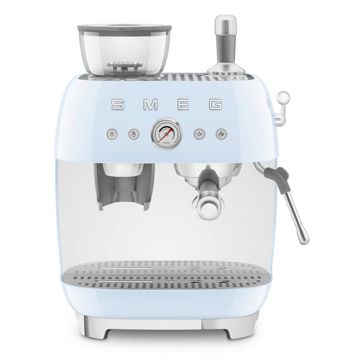 ESPRESSOMASCHINE 50's Style  - Pastellblau, Trend, Metall (33.4/44.3/43.0cm) - SMEG