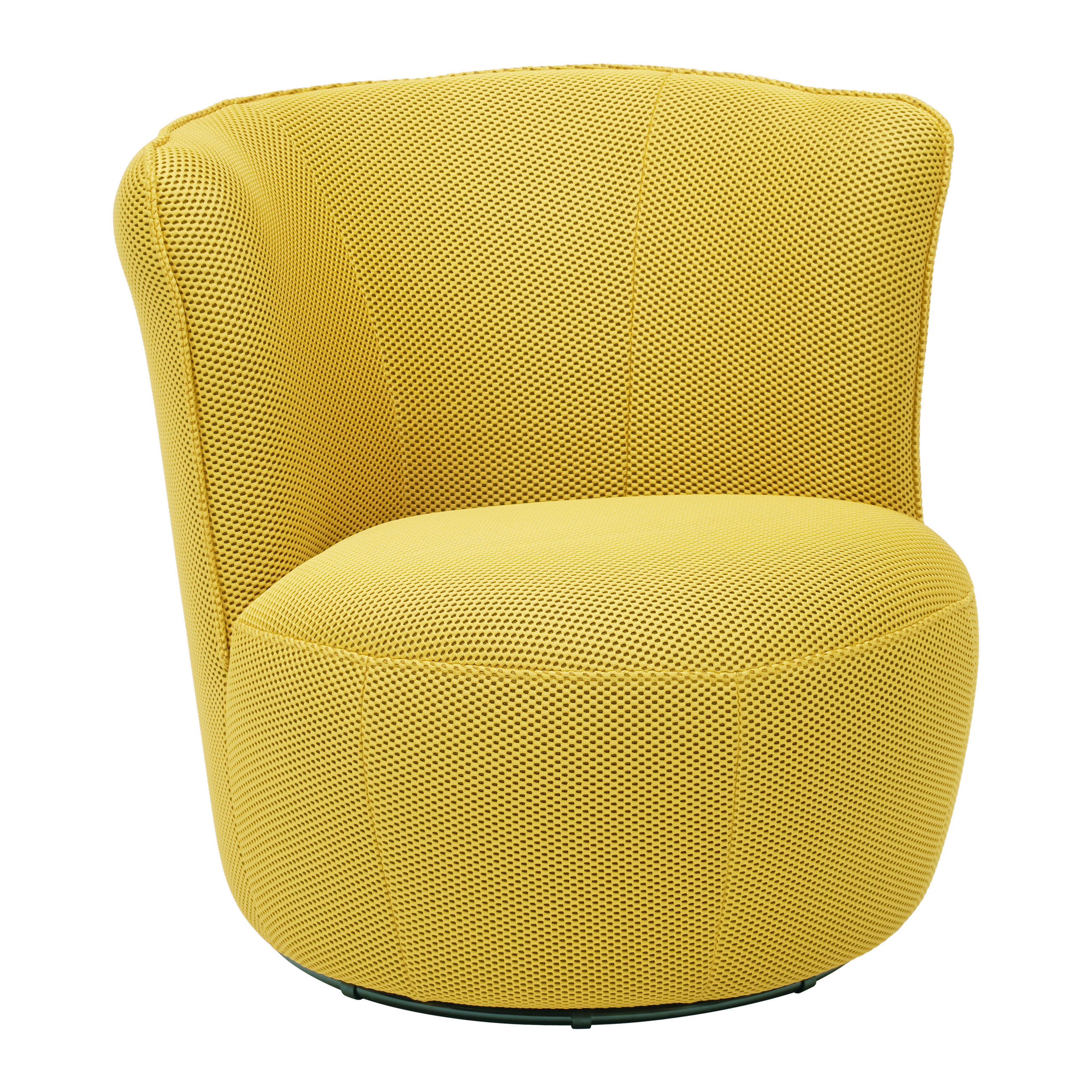 FOTELJA 77/81/85 cm , žuta  - žuta, Moderno, tekstil/metal (77/81/85cm) - Mömax