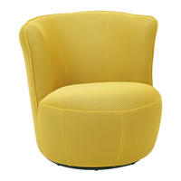 FÅTÖLJ i textil gul  - gul, Modern, metall/textil (77/81/85cm) - MID.YOU