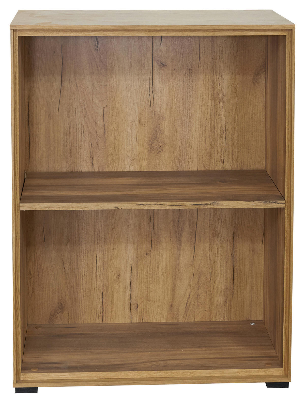 AKTENREGAL 73/97/40 cm  - Eichefarben/Schwarz, Natur, Holz/Holzwerkstoff (73/97/40cm) - Linea Natura