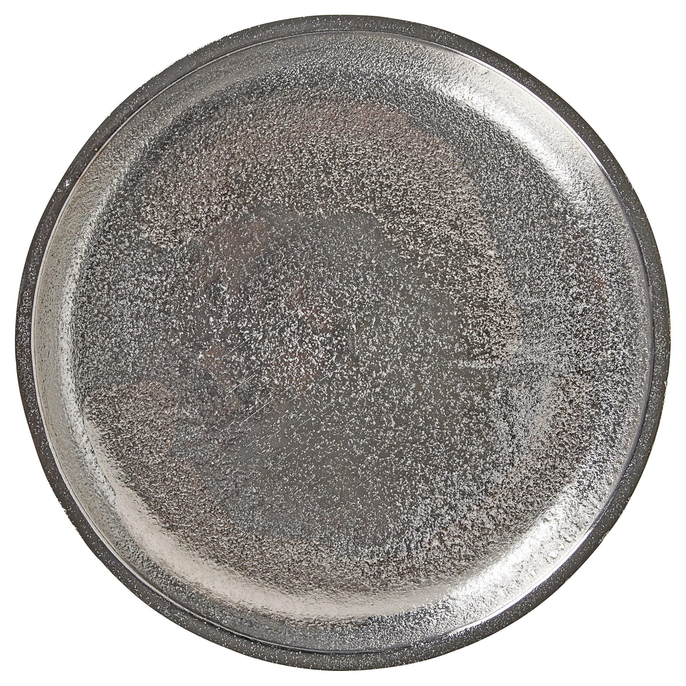 DEKORAČNÍ MISKA - barvy niklu, Design, kov (20cm) - Ambia Home