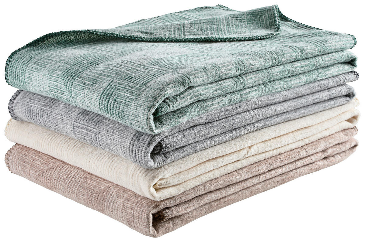 WOHNDECKE Minerva 150/200 cm  - Weiß, Basics, Textil (150/200cm) - Bio:Vio