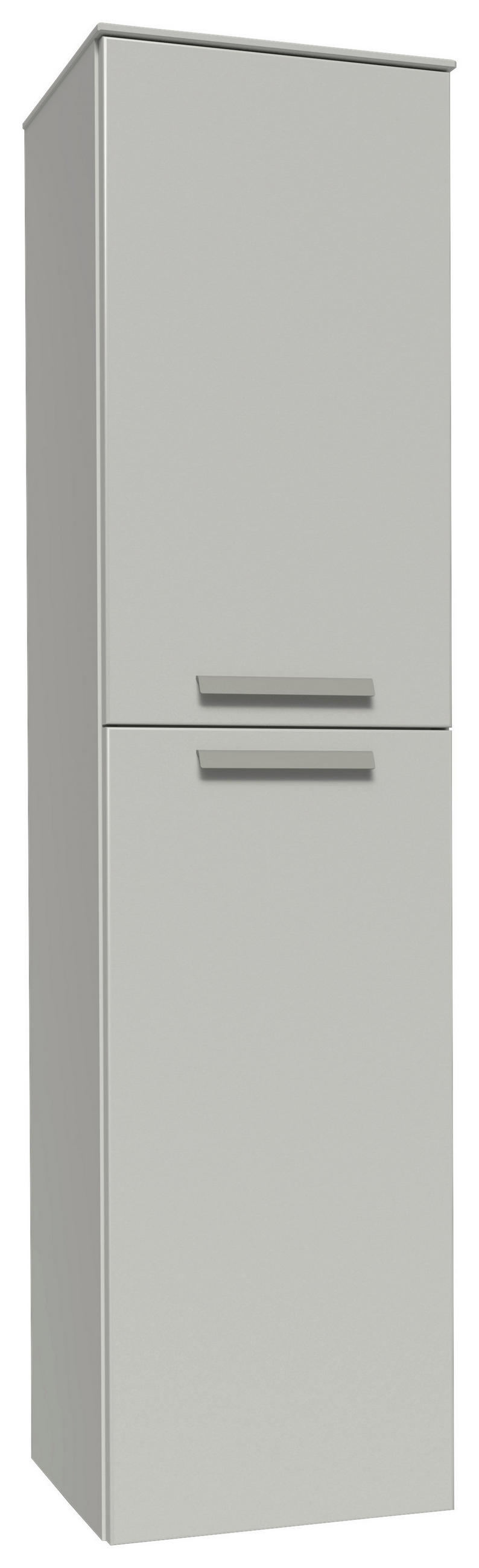 Hochschrank Seidengrau, B: 40 Cm