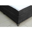 BOXSPRINGBETT 160/200 cm  in Schwarz  - Schwarz, KONVENTIONELL, Textil/Metall (160/200cm) - Carryhome