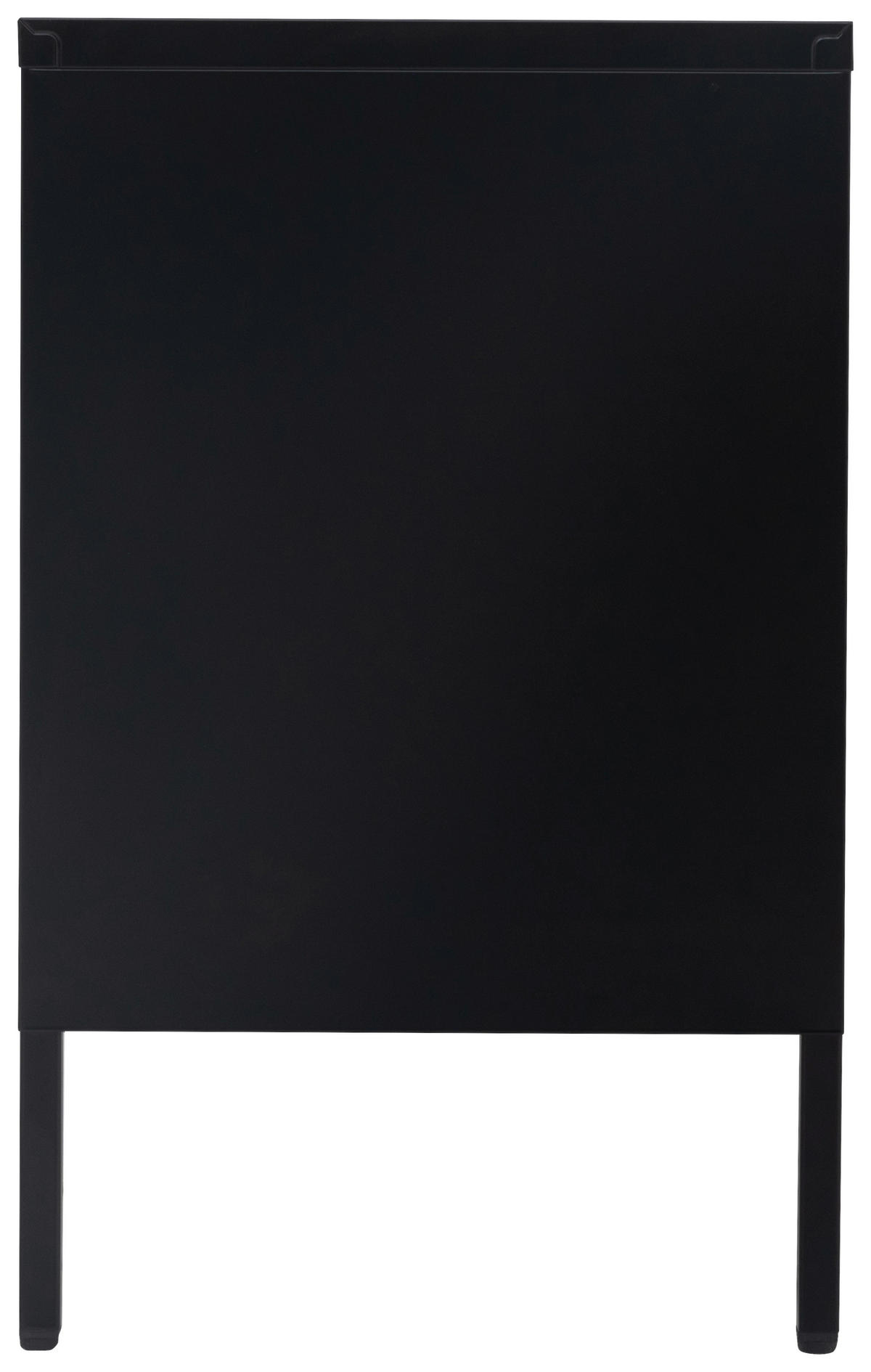 LOWBOARD  in 100/64/40 cm  - Schwarz, Design, Metall (100/64/40cm) - MID.YOU