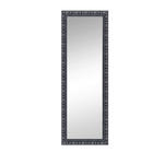 WANDSPIEGEL 50/150/3,5 cm  - Silberfarben/Schwarz, Trend, Glas/Holz (50/150/3,5cm) - Boxxx