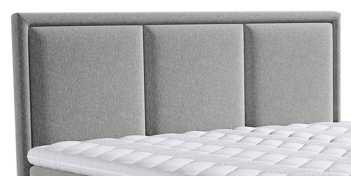 BOXSPRINGBETT 200/200 cm  in Taupe  - Taupe, Design, Holzwerkstoff/Kunststoff (200/200cm) - MID.YOU