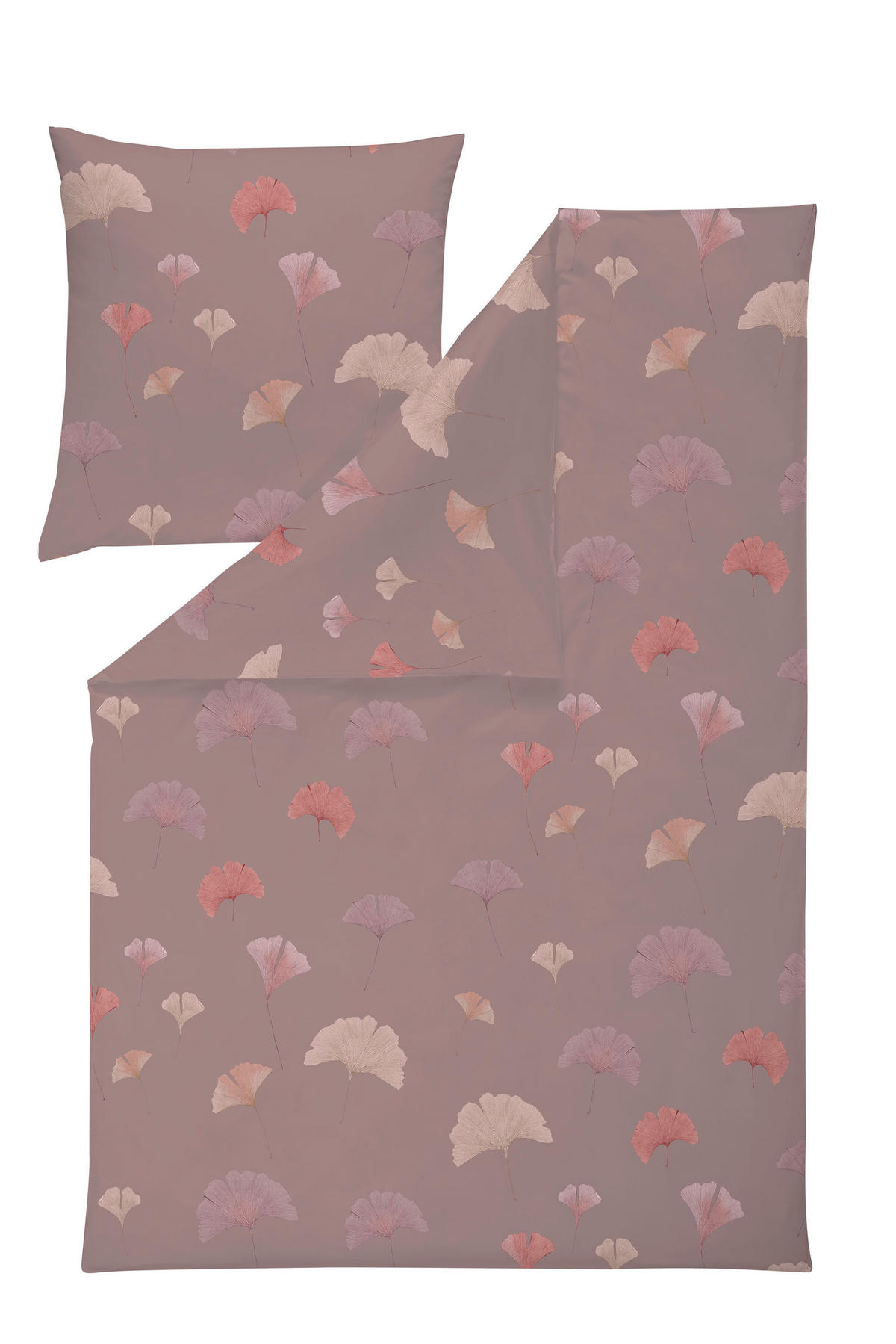 BETTWÄSCHE Satin 135/200 cm  - Mauve, Basics, Textil (135/200cm) - Estella